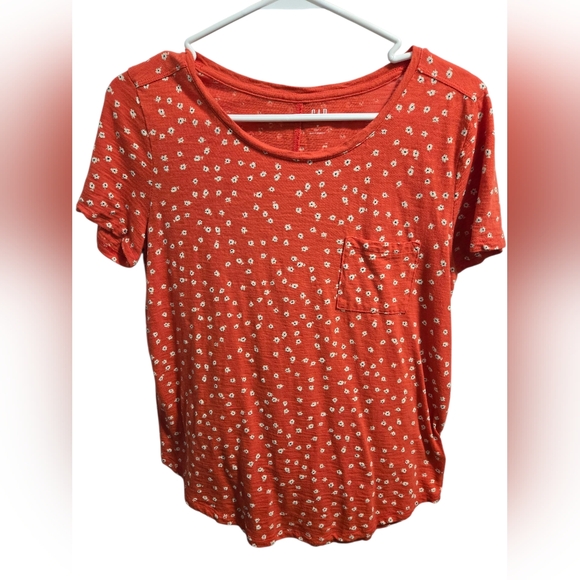 Gap Women's Short Sleeve Flower Tee - Picture 1 of 4